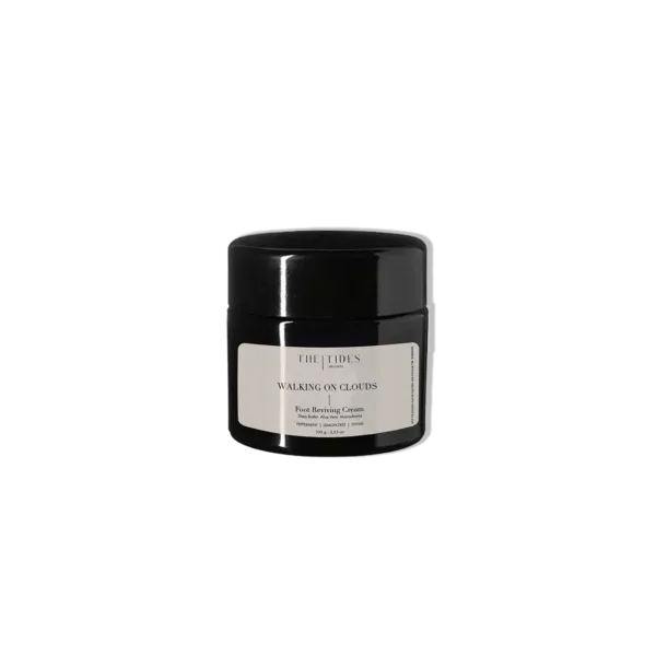 Refreshing foot cream of moisturizing plant butters, herbs and plant oils to soothe, smooth and revive dry, tired and aching feet while relieving heavy legs. 